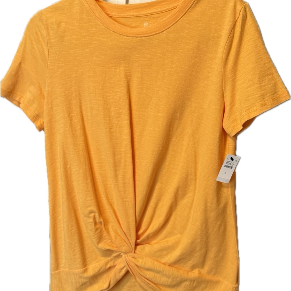 Talbots Supersoft Jersey Twist Front Tee